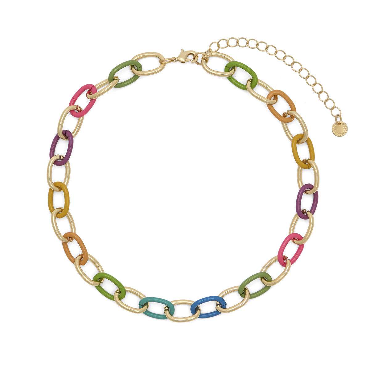 Rainbow chain necklace