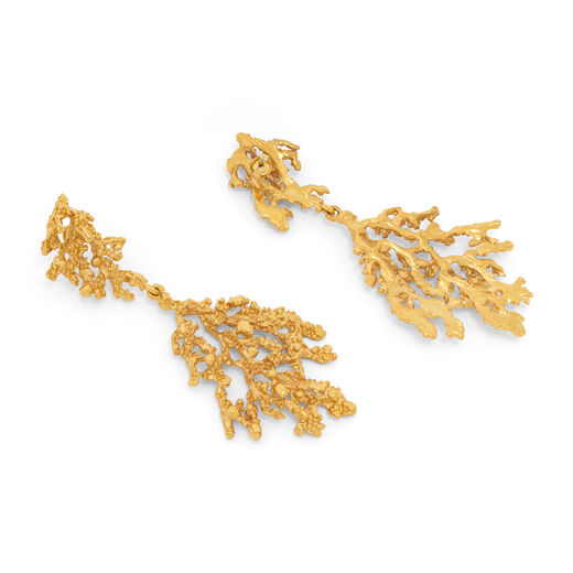 Coral inspired drop earrings