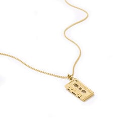 90's mixtape pendant necklace by Hoops & Chains